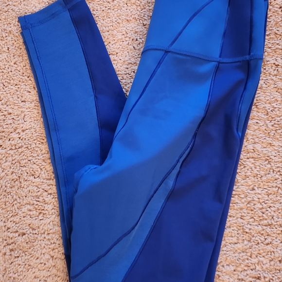 Adidas Ivy Park Glory Blue/Team Royal Blue High-Waisted Leggings Size Small - Picture 10 of 11